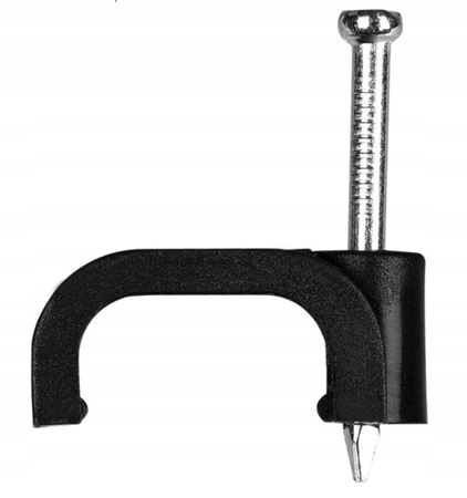 Uchwyt Kablowy Płaski FLOP KLIP YDYp3x2,5 13/7 Czarny 100szt PAWBOL