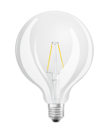 Żarówka LED G125 Kula E27 2.5W = 25W 250lm 2700K Ciepła 300° Retrofit Filament CLASSIC Osram