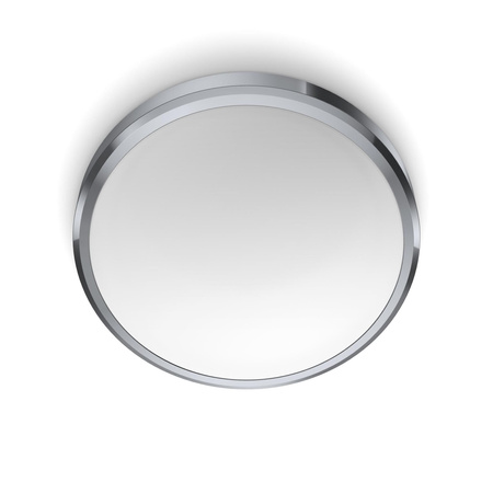 Lampa Sufitowa Plafon Łazienkowy LED 17W 1500lm 2700K IP44 Chrom Doris Bathroom Philips