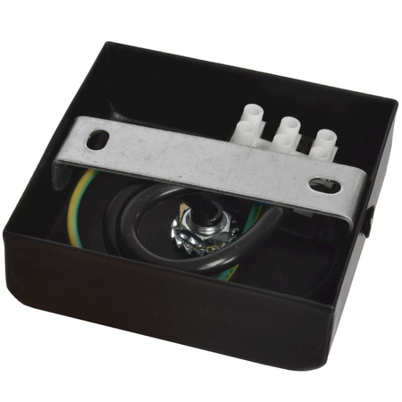 Lampa sufitowa ścienna Kinkiet 1x GU10 Spot Loft Czarny + Srebrny VIDAR Milagro