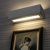Lampa Ścienna Oprawa Natynkowa Kinkiet E27 Prostokątna Biała Nowoczesna Vega Sollux