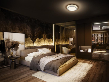 Lampa Sufitowa Plafon LED Oprawa Oświetleniowa 38W 50cm Ozdobna Okrągła Biała LEDVANCE