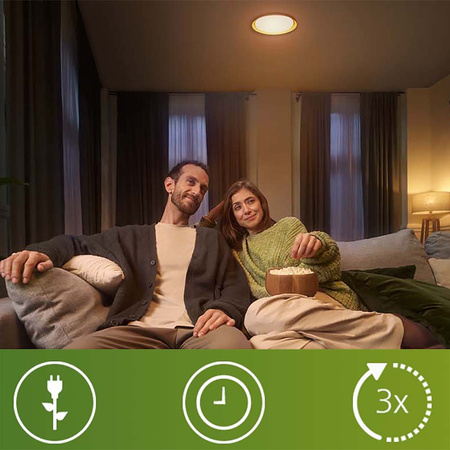 Żarówka LED E27 A60 4W = 60W 840lm 210lm/W 2700K Ciepła 300° KLASA A UltraEfficient Philips