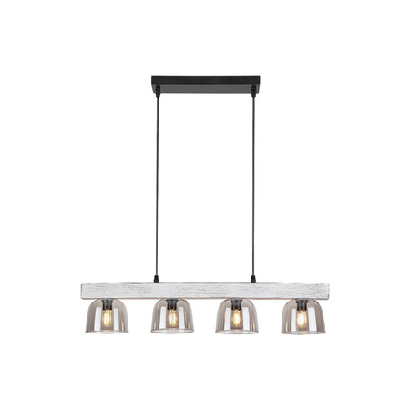 Lampa Wisząca Sufitowa E14 Szary Nowoczesny Cardamom Rabalux