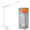 Lampa Stołowa Biurkowa LED 5.2W 80lm 4000K Neutralna Ściemnialna Bateryjna Biały Panan Ledvance