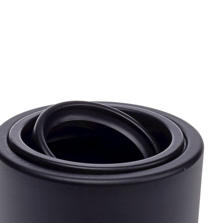 Lampa Oprawa Sufitowa TUBO Czarna 1xGU10 LED Milagro