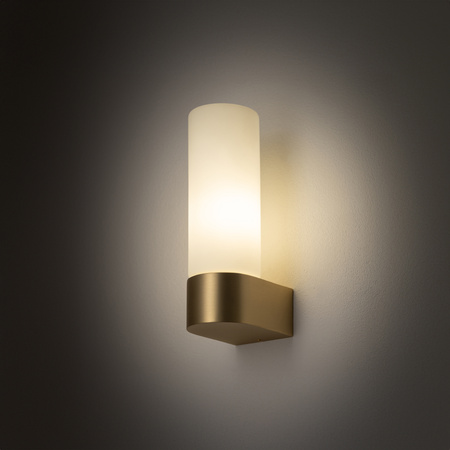 Kinkiet Ścienny Lampa Natynkowa G9 Złota Wodoodporna Łazienkowa IP44 Nowoczesna NATALIE 10724 Nowodvorski