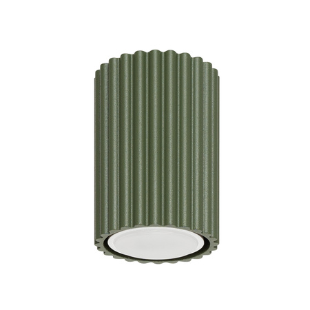 Lampa Sufitowa Reflektor Tuba Spot 1x GU10 Oliwkowa Karbon Deep Space SL.1606 Sollux