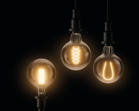 Żarówka LED Dekoracyjna G95 Kula E27 8.8W = 60W 806lm 2200K Ciepła 320° Filament Ściemnialna Vintage 1906 Osram