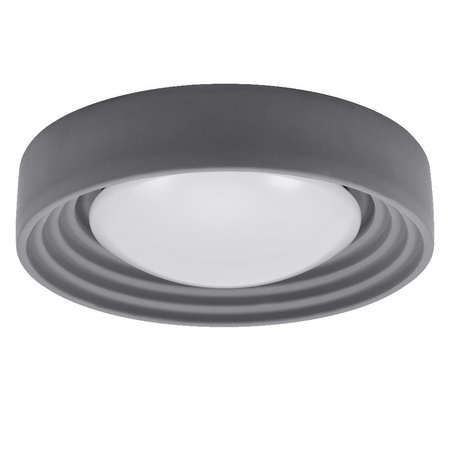 Lampa Plafon LED Sufitowa Ozdobna Betonowa Ściemnialna 18W 3000K Ciepła Szara LEDVANCE