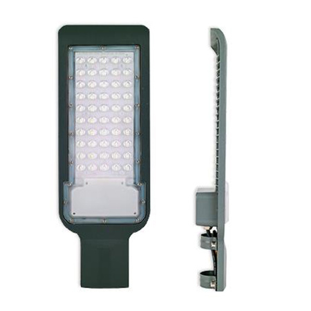 Lampa Uliczna LED Hermetyczna QR 50W IP65 5000K 5000lm Szara