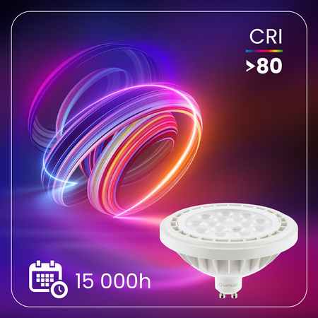 Żarówka LED GU10 Reflektor ES111 10W = 75W 1055lm 3000K Ciepła 38° LUMILED