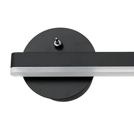 Lampa Ścienna Kinkiet SYDNEY 6W LED Czarna prawy Milagro