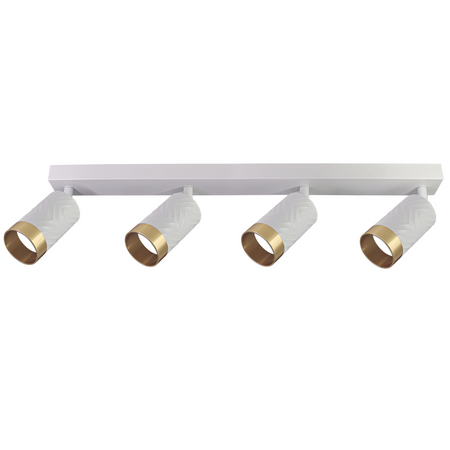 Lampa Listwa Oprawa Sufitowo-Ścienna LED 4 x GU10 ARRAS Biały GOLDLUX (Polux)