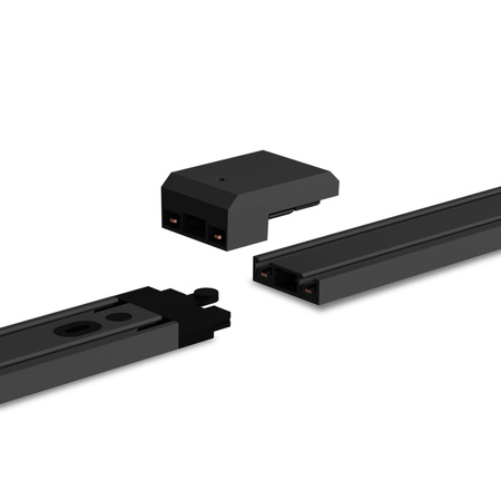 Łącznik Elektryczny do Szyny Magnetycznej 48V Czarny VIDEX