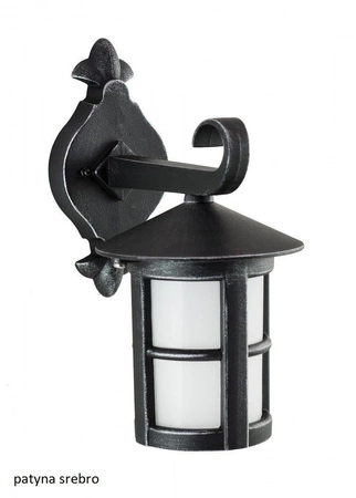 Lampa Ogrodowa Zewnętrzna Elewacyjna KINKIET LED CORDOBA K 3012/1/T E27 Su-Ma