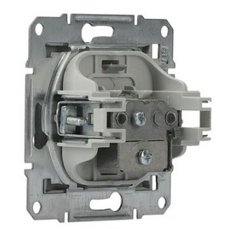 Gniazdo Antenowe Pojedyncze TV Końcowe 1dB bez Ramki Asfora Antracyt