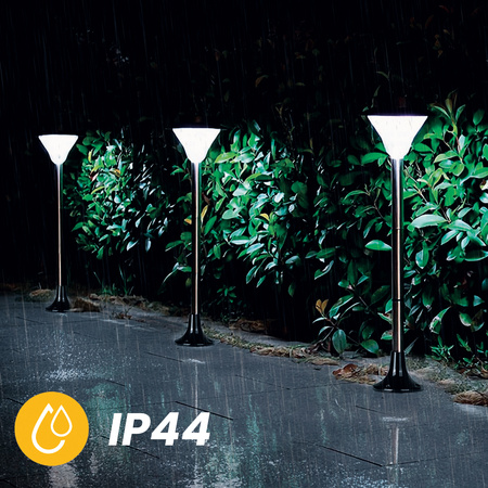 Lampa Solarna Ogrodowa LED Wbijana Słupek Ozdobna IP44 Latarnia 3w1