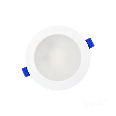 Oprawa Podtynkowa LED Downlight Lampa Punktowa 6W 600lm 4000K Neutralna Oczko Spot Biała IP40 Sigaro Kobi