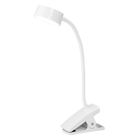 Lampa Stołowa Biurkowa LED Klips Regulowana 4.8W 328lm CCT Ściemnialna Biały Office Line Ledvance