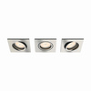 3x Oprawa Podtynkowa Wpuszczana Spot GU10 Chrom Donegal Philips