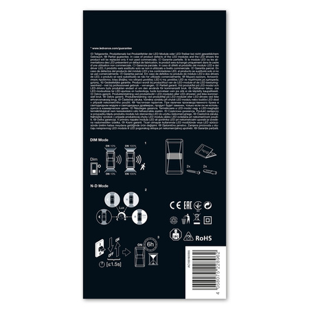 Lampa Zewnętrzna LED KINKIET ELEWACYJNY Szary 10W 4000K Sensor ENDURA PRO LEDVANCE