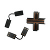 Łącznik Krzyżowy szynosystemu magnetycznego Czarny Track Light V-TAC