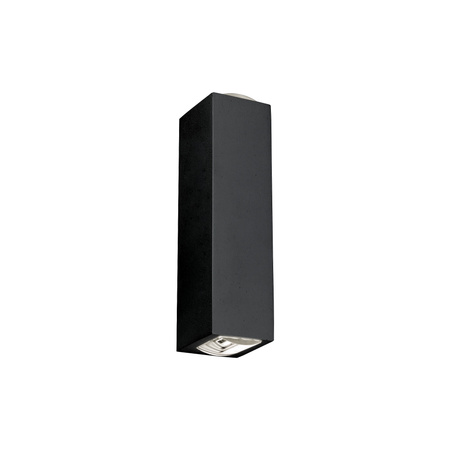 Lampa Ogrodowa Zewnętrzna Kinkiet Elewacyjny Oprawa Natynkowa LED 4W 40lm 3000K Ciepła Czarna Wodoodporna IP54 Nowoczesna LENS 9112 Nowodvorski