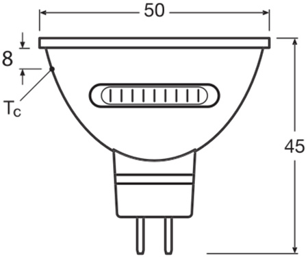 Żarówka LED MR16 Reflektor GU5.3 5.6W = 45W 550lm 2700 - 4000 - 6500K CCT 12V 36° SUPERSTAR Osram
