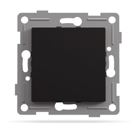 Zaślepka do Ramki Gniazda Włącznika Przełącznika Czarny BINERA VIDEX