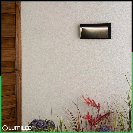 Lampa Ogrodowa Zewnętrzna Kinkiet Elewacyjny 6W LED IP54 PIVAR LUMILED