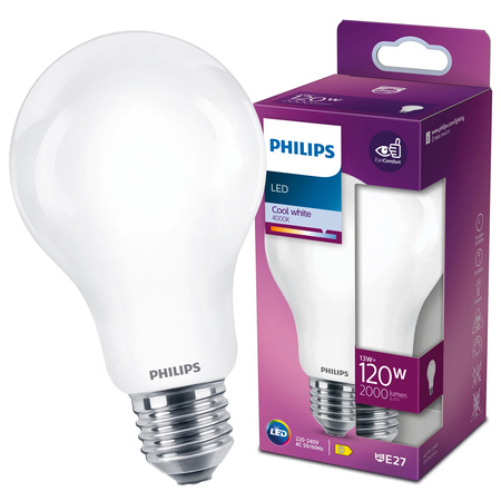 Żarówka LED E27 A67 13W = 120W 2000lm 4000K Neutralna FILAMENT LED Classic Philips