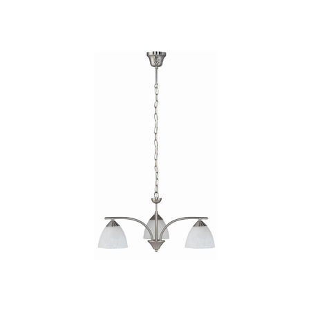 Lampa Sufitowa Wisząca Żyrandol 3x E14 Chrom Klasyczny Tristan 7203 Rabalux