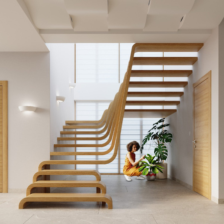 Lampa Ścienna Kinkiet Góra Dół E27 Półokrągła Biała Nowoczesna Oskar Sollux