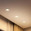 3x Oprawa Podtynkowa Wpuszczana LED GU10 Stała Aluminiowa Okrągła Biała Peridot Philips