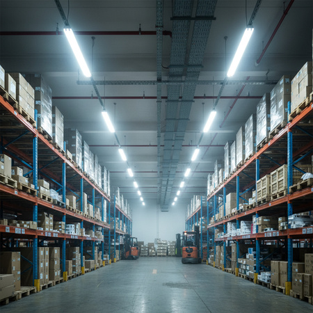 Oprawa Hermetyczna Pyłoszczelna 120cm 2x T8 G13 IP65 + 2x Świetlówki LED 18W