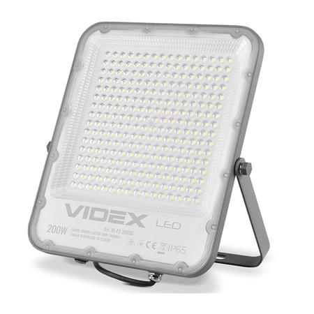 Naświetlacz Halogen LED 200W 24000lm 5000K IP65 Szary VIDEX DAVIS