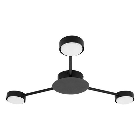 Żyrandol Lampa Oprawa Wisząca Sufitowa Dekoracyjny 3x GX53 Czarny Masterled