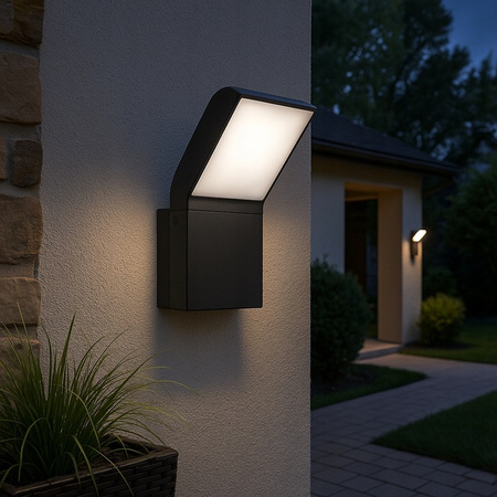 Kinkiet Ogrodowy Elewacyjny Lampa Zewnętrzna LED 12W 4000K IP54