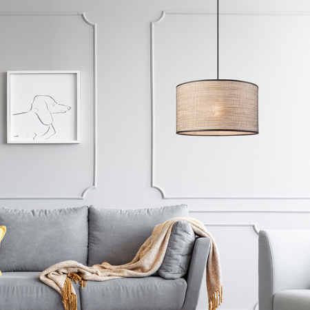 Lampa Wisząca Sufitowa MOKKA e27 Czarna Złota LM - 1.222 Lamkur