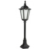 Lampa Ogrodowa Zewnętrzna Słupek LATARNIA E27 Retro Classic K 5002/3 84cm czarny Su-Ma