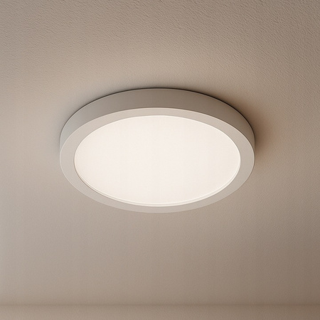 Panel LED Oprawa Sufitowa 12W 960lm 4000K Neutralny Natynkowy Ogrągły Biały Proma Masterled