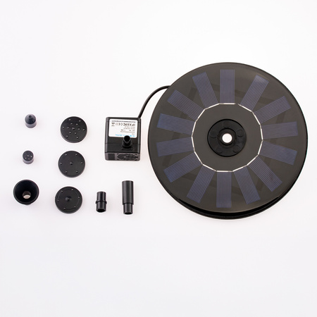 Fontanna Solarna LED HERMES Ogrodowa Pływająca z Pompą 180l/h LUMILED