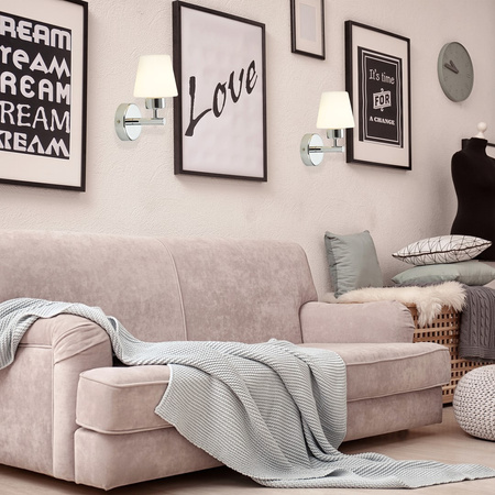 Lampa Ścienna Kinkiet LEE Chrom 1xG9 Milagro