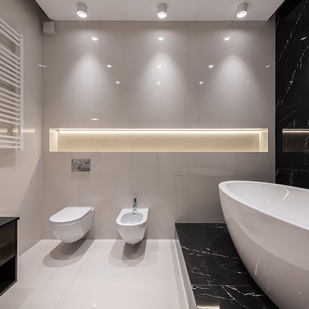 Oprawa Natynkowa HALOGENOWA 15W Spot Tuba Ruchoma Biała Żarówka LED GU10 ES111 COB 3000K LUMILED