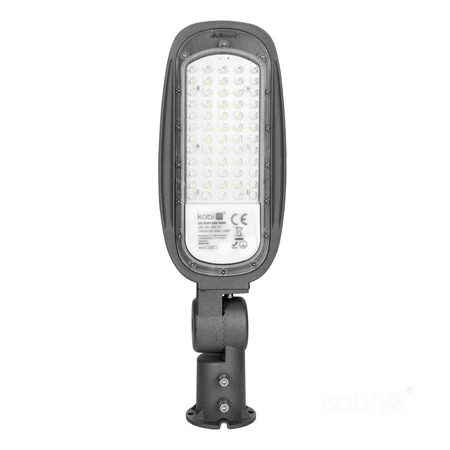 Lampa Uliczna LED Przemysłowa Oprawa Drogowa 60W 8400lm 4000K Neutralna IP66 IK08 Szara Vespa Kobi