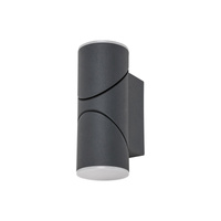 Lampa Ogrodowa Zewnętrzna Kinkiet Elewacyjny LED 12.9W 620lm 3000K IP65 Antracyt Minimalistyczny Belfast Rabalux