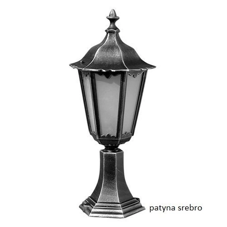 Lampa Ogrodowa Zewnętrzna Stojąca SŁUPEK Retro Classic K 4011/1 E27 51cm Su-Ma