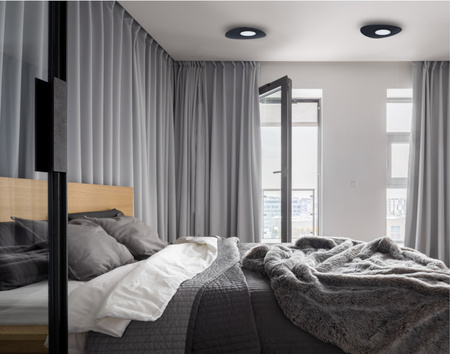 Plafon Lampa Sufitowa Oprawa Natynkowa GX53 Czarna ORGANIC 8303 Nowodvorski