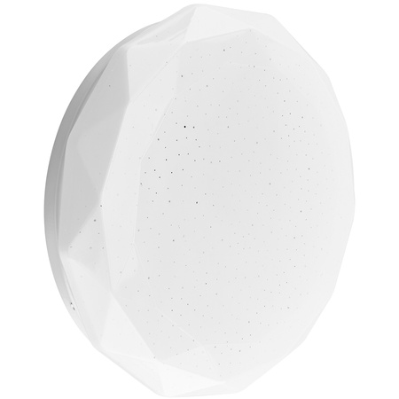Plafon LED Lampa Sufitowa Natynkowa 18W IP44 Okrągły GLORY 2 Diament 33cm LUMILED